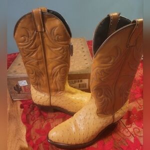 Laredo Ostrich Western Boots Unisex